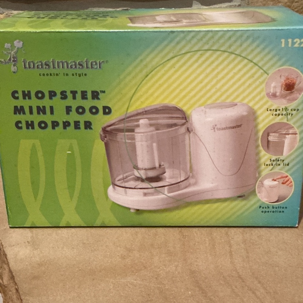 Toastmaster Mini Food Chopper - White